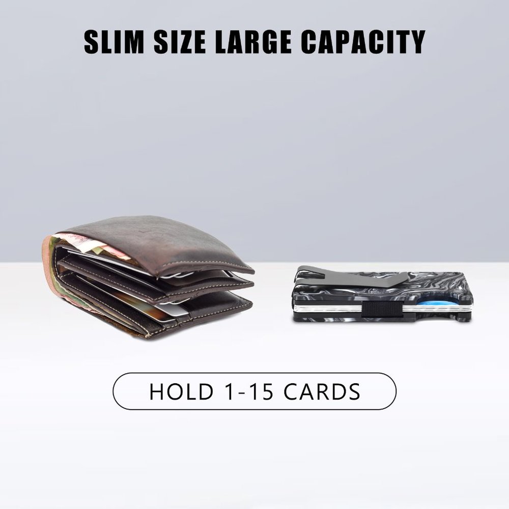 ✨✨XFBouti Upgraded Colored Men's Money Clip Minimalist Slim Wallet - Picture 3 of 7